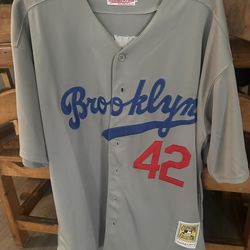 Brooklyn Dodgers Jackie Robinson Jersey XL NWT
