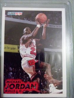 Michael Jordan collectible card