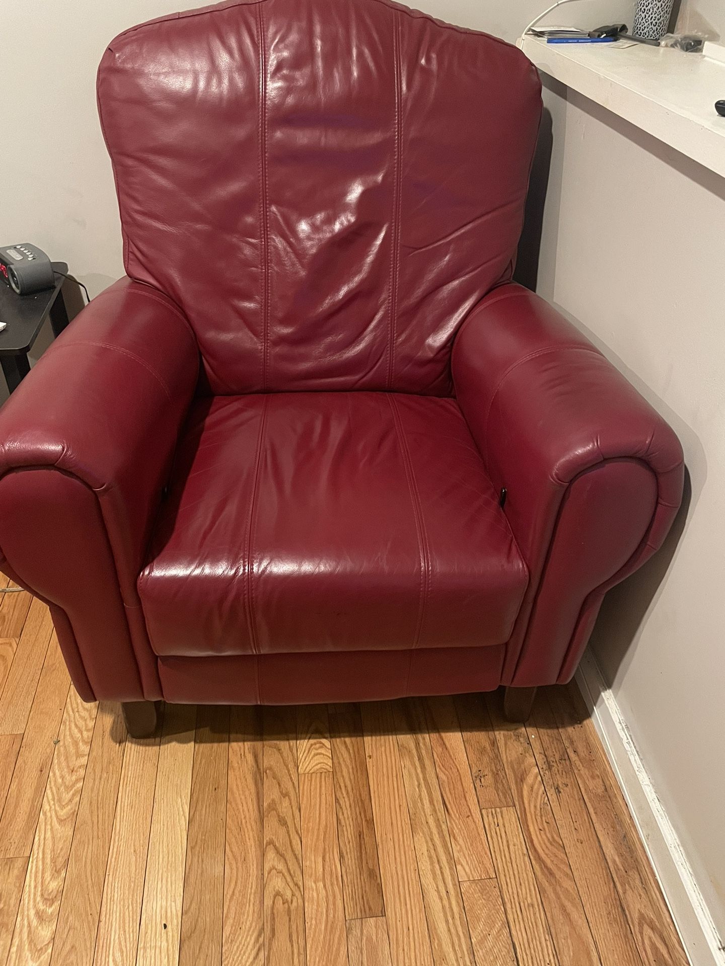 Burgundy Rocking Chair