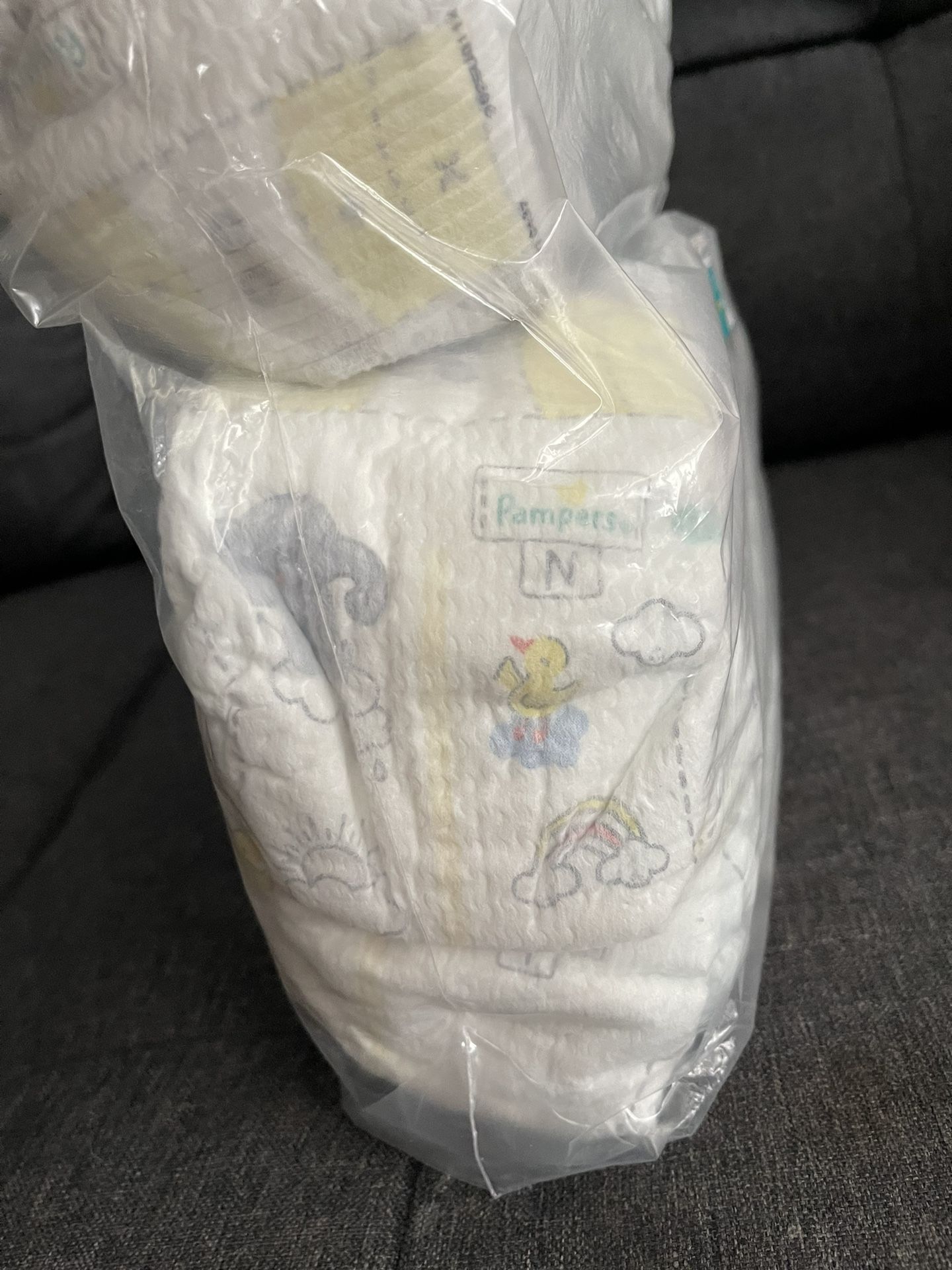 Pampers Size Newborn Over 40 Diapers
