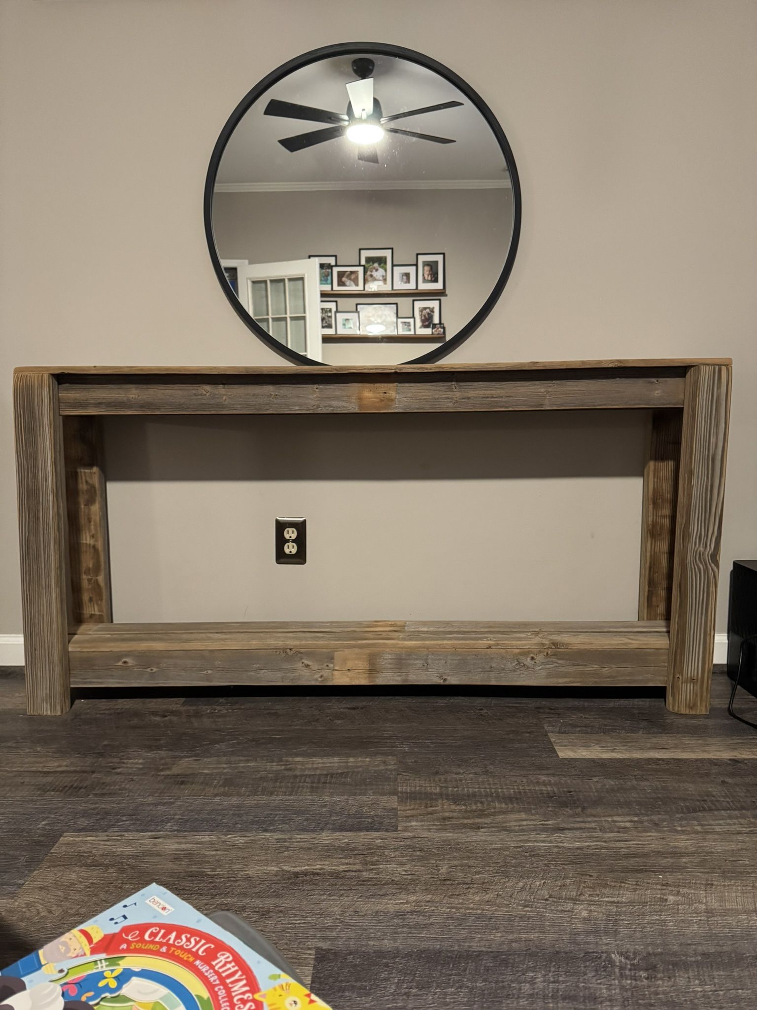 Wood console Table