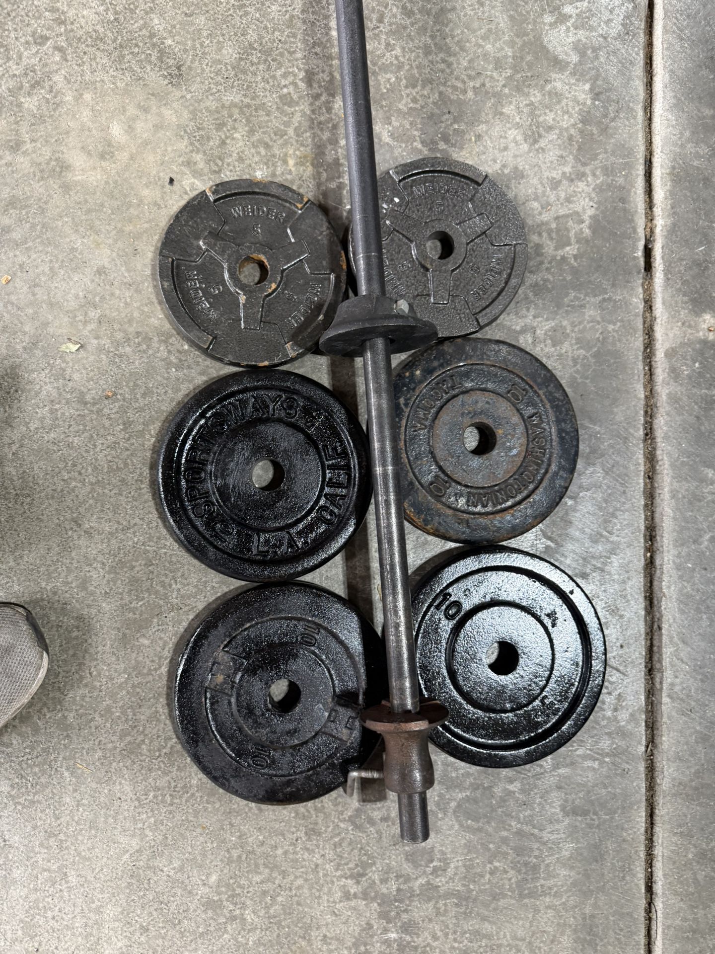 Weights Barbell Set