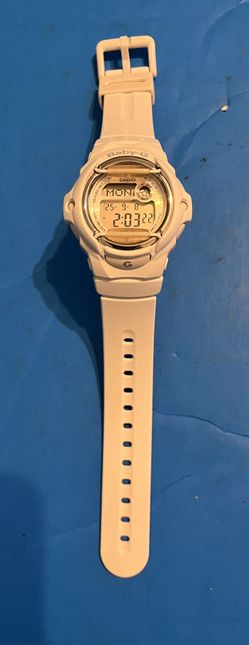 Excellent Casio Baby-G BG-169R 3252 Quartz Digital Watch White New Battery