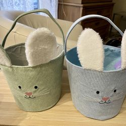 TWO Super Cute Bunny Baskets