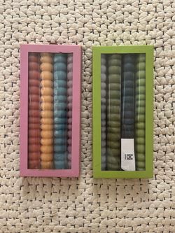 Urban Outfitters bubble-shaped taper candles.
