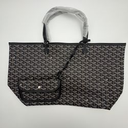 Goyard Toe Bag With Coin Purse(Black X Brown) 