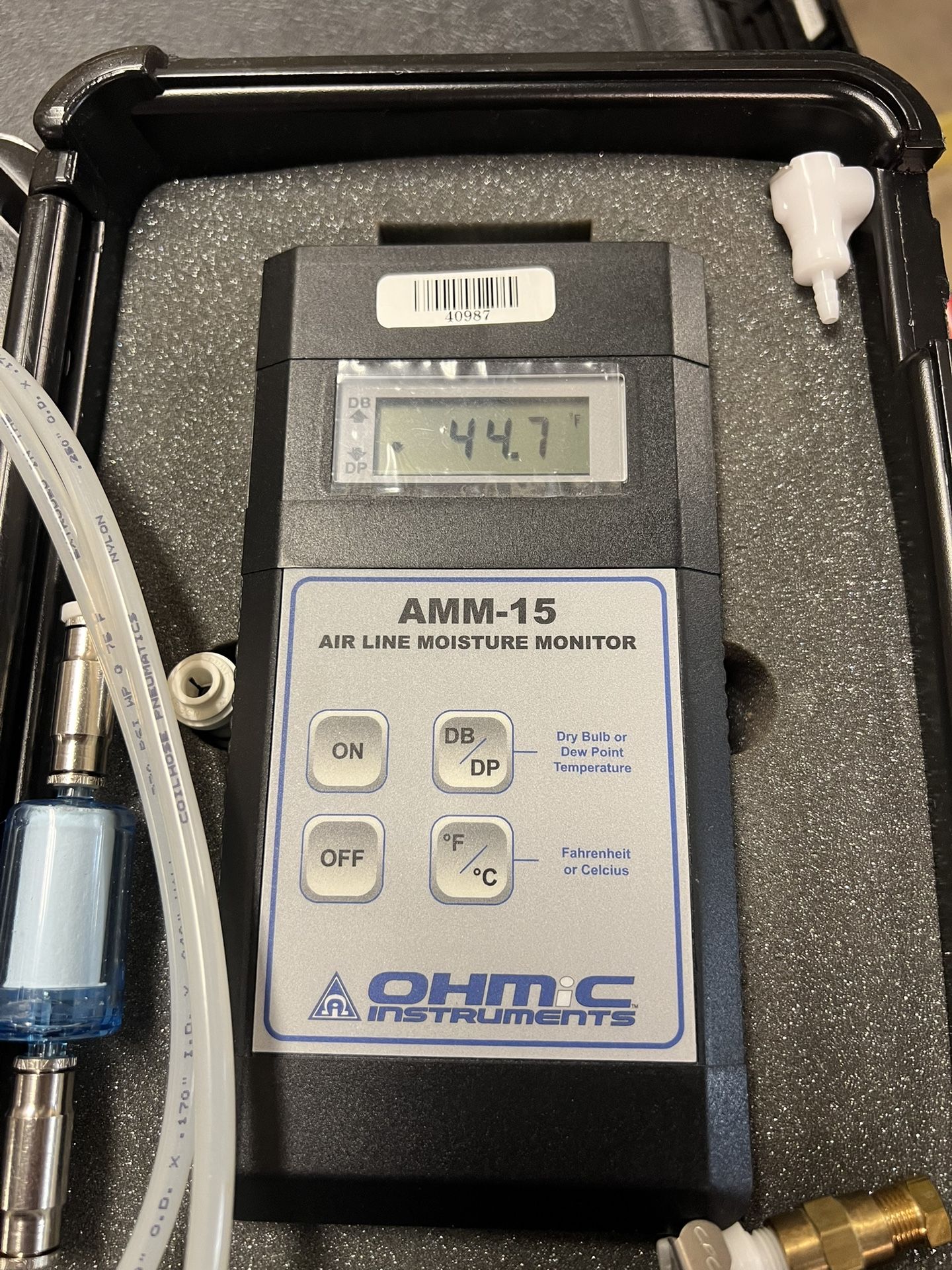 OHMiC AMM-15 air line moisture monitor