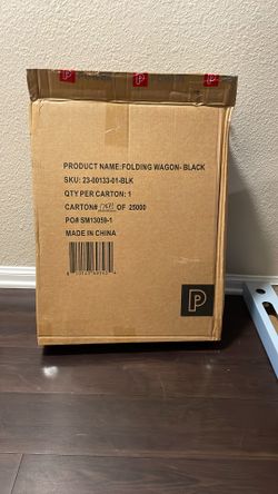 Folding Wagon Black