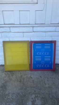 Silk screen aluminum frame fresh