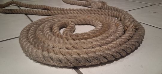 1" Bull Tow Rope 18ft High Strength 💪 looped ends for easy hookup and tow tug of war rope line