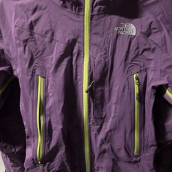 TNF Women’s Purple Small Summit Series Hyvent Alpha Rain Jacket