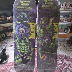 Creature Skateboard - Creaturemania Partanen Gravette