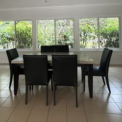 6 Dining Table Chairs 