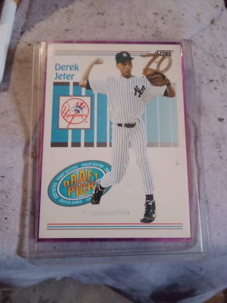 Derek Jeter Draft Pick Card