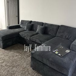 Dark Gray Sofa 
