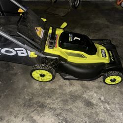 Ryobi 18v Lawn Mower New!