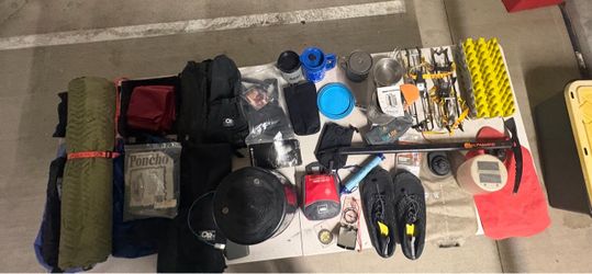 Camping & Hiking and climbing Gear Lot