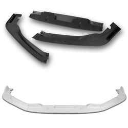 For 2011-2012 Honda CR-Z JP-Style Painted White Front Bumper Body Spoiler Lip -(2-PU-552-PWH