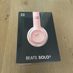Beats Solo 3 Rose Gold New 