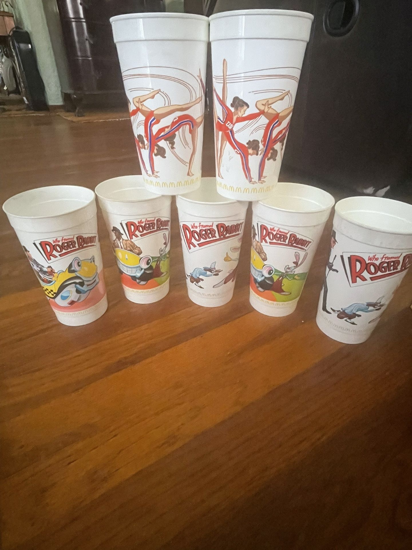 Roger Rabbit Mcdonald’s Plastic Cups