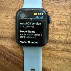 Apple Watch Series 6 40mm 32gig