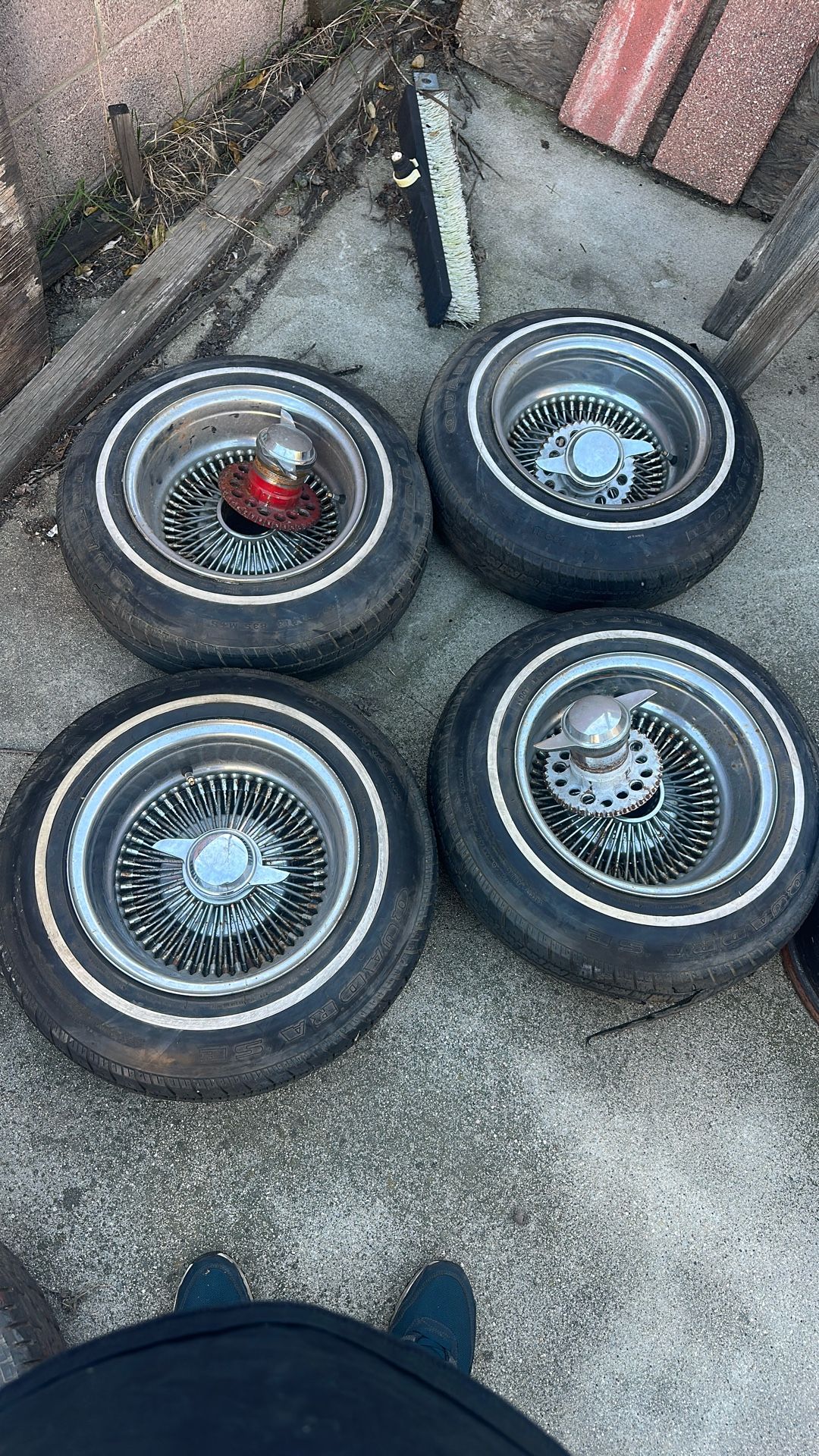 13” Wire Wheels Knock Offs