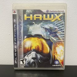 Tom Clancy’s Hawx PS3 PlayStation 3 Like New War Video Game Original