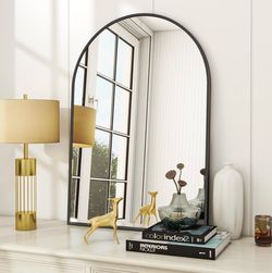 Modern Arched Mirror 24”x36” NEW