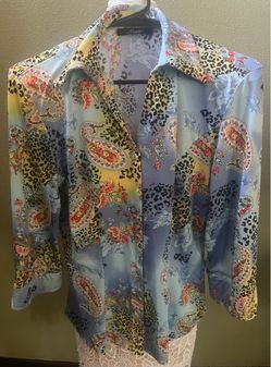 Vintage/Y2K Era Essentials by Milano Blouse Size M