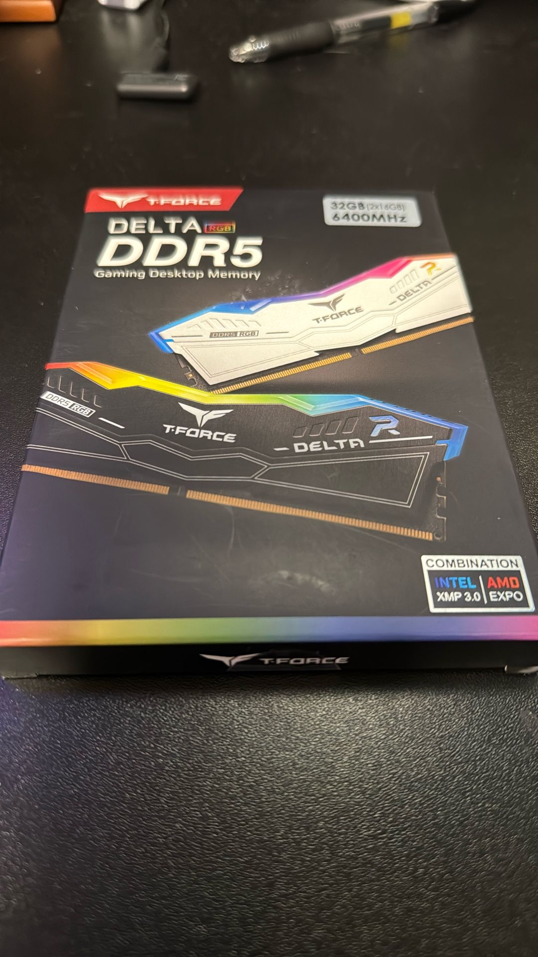 T-Force Delta 32GB 6400 CL38 DDR5 Ram