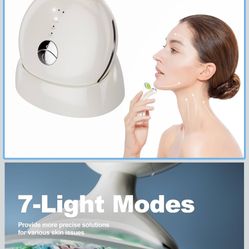 7 in 1 Face Massager Tool, Red Light Therapy for Face and Neck,Portable Face Lift Device, Neck Massager for Double Chin Reducer