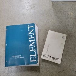 Honda Element repair manual 