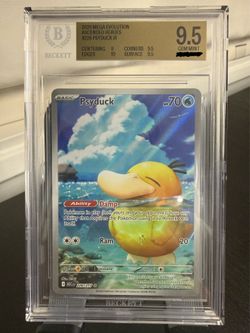 Ascended heroes Psyduck IR Pokemon card BGS 9.5
