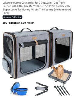 New pet carrier