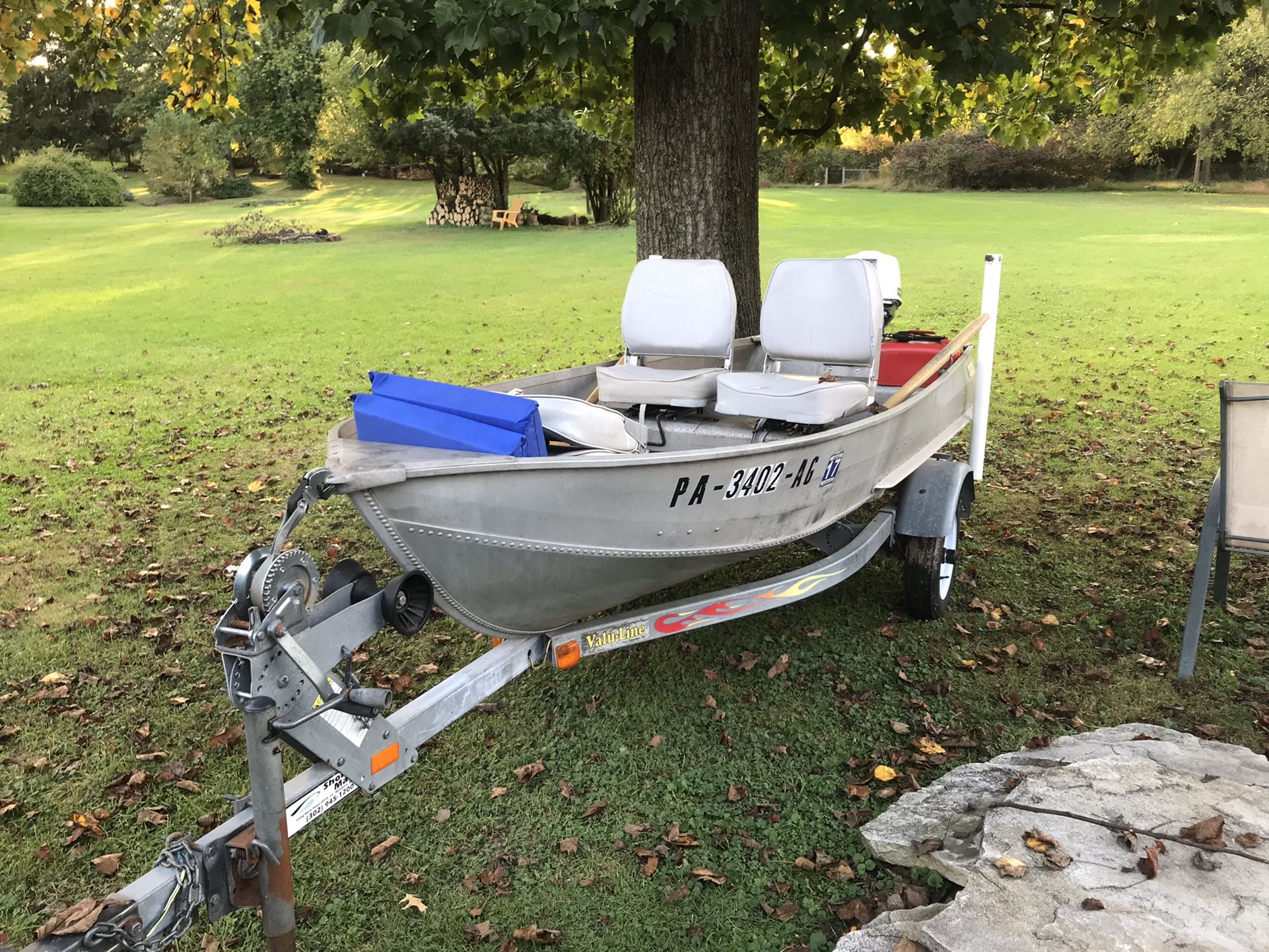 Mid 1970’s 12’ Aluminum Boat