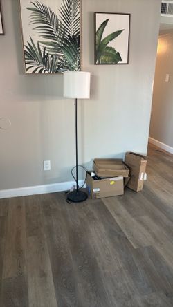 Lamp with shade