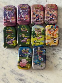 Pokemon Cards - Empty mini tins