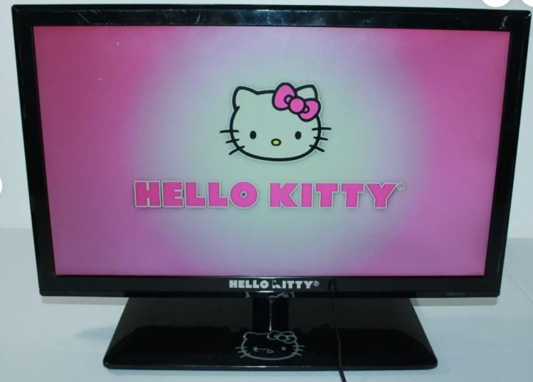 Hello Kitty 19" LED HDMI TV PC Monitor 2013 No Remote KT2219MBY