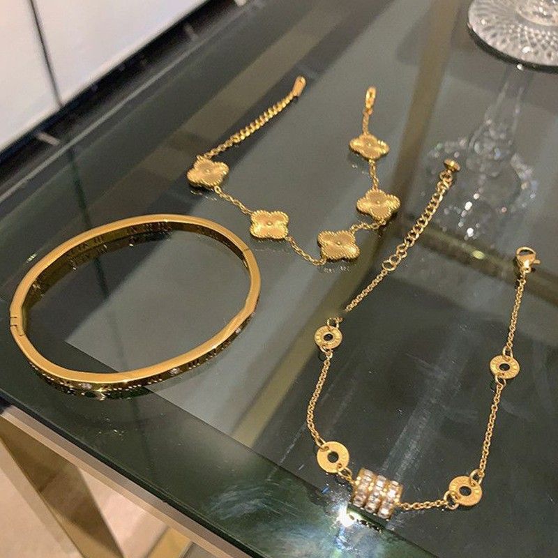 Three bracelets of different styles