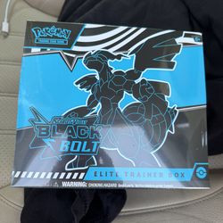 Black Bolt ETB MINT: Pokemon TCG
