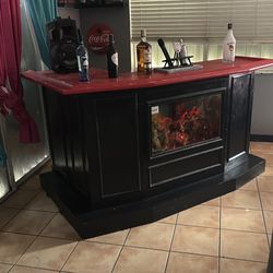 Reef tank liquor bar