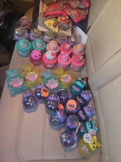 Slime,stretches, balloons,clay,doorbells..$250