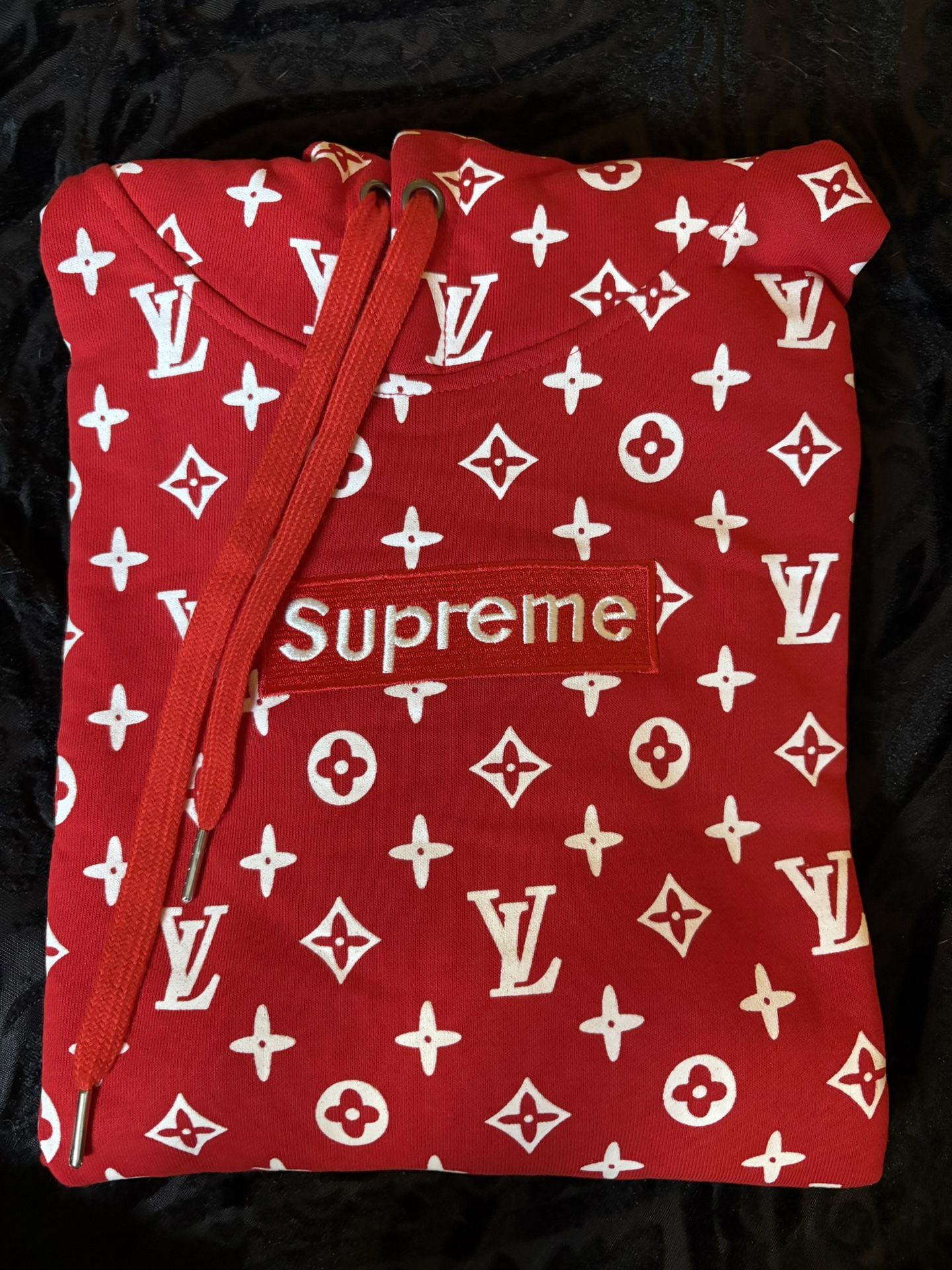 Supreme LV 3D Embroidered Hoodie 
