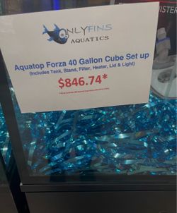 Aquatop Forza 40gallon full Setup x2