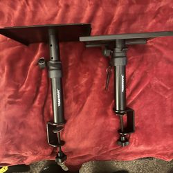 desktop studio monitor clamp stands 