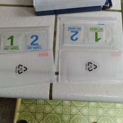 Set Of 2 Iphone 8 Tempered Glass Protectors With Wipes