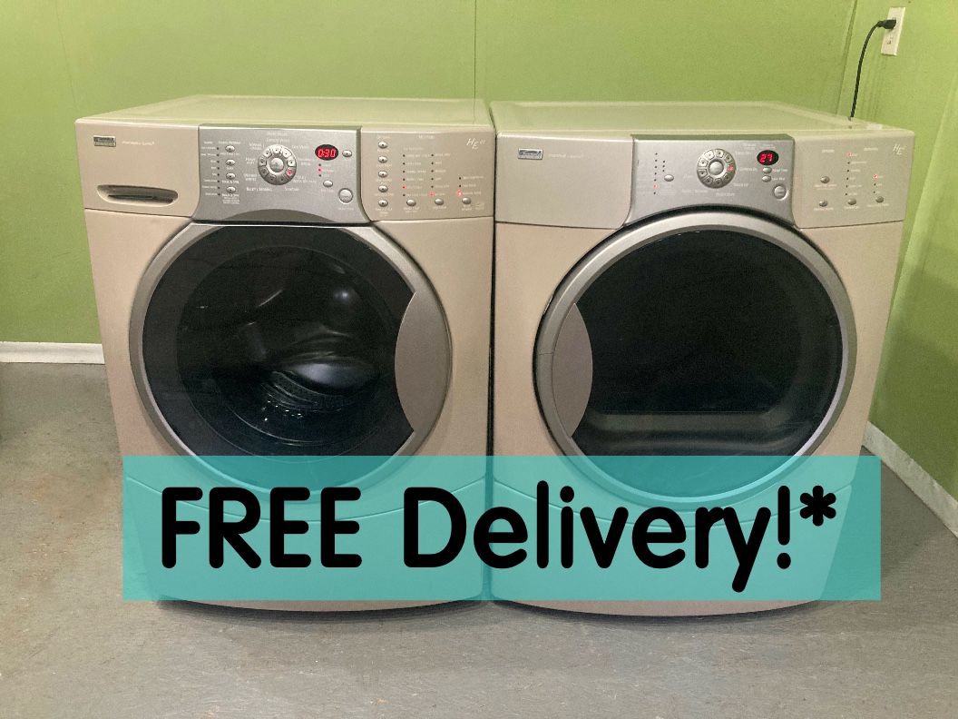 Kenmore washer and gas dryer set