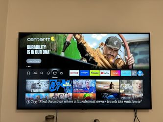 Samsung 58" Class Smart NU6080 LED 4K UHD TV.