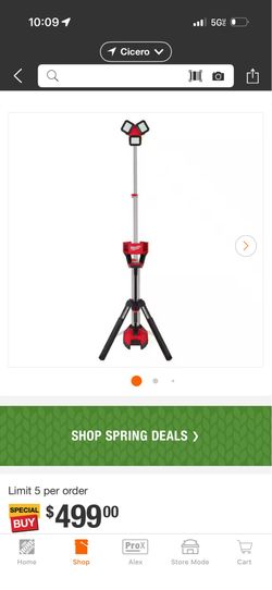 Milwaukee 2136-20 tower light