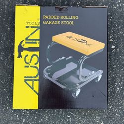 Rolling Garage Stool 